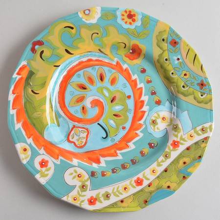 Bianca Paisley Salad Plate