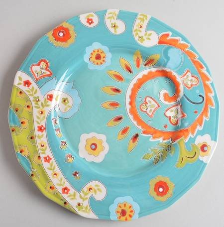 Bianca Paisley Dinner Plate