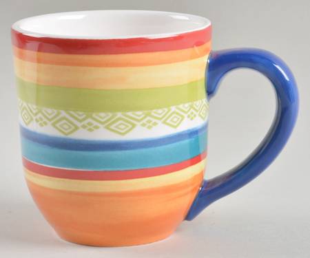 Feliz Stripes Mug