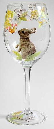 Sofie the Bunny Glassware Wine