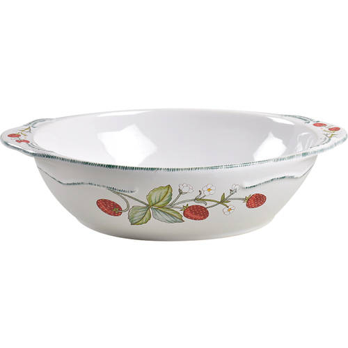 Strawberry Vine 11" Oval Vegetable Bowl