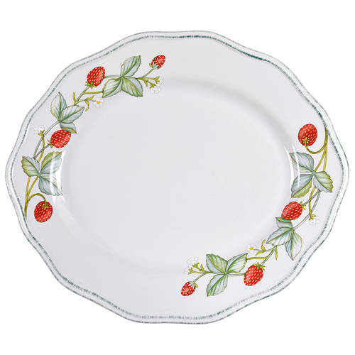 Strawberry Vine 15" Oval Serving Platter