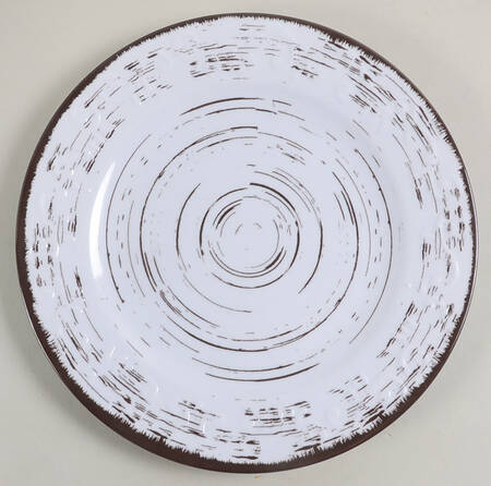 Trellis White Melamine Salad Plate
