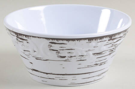 Trellis White Melamine Soup/Cereal Bowl