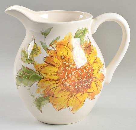 Sunflower Blooms 92 Oz Pitcher