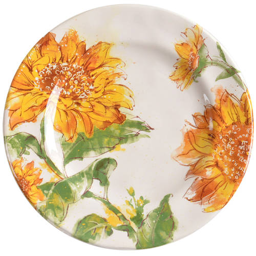 Sunflower Blooms Salad Plate