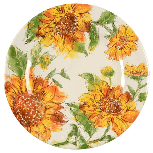 Sunflower Blooms Dinner Plate