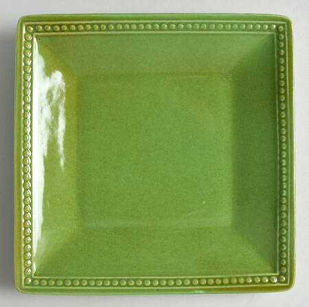 Spice Route Jade Square Salad Plate
