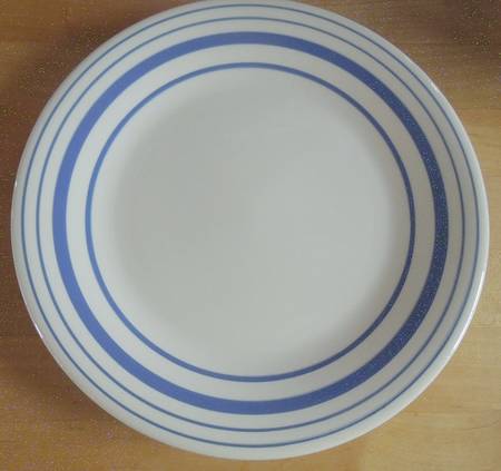 Summer Stripes Salad Plate