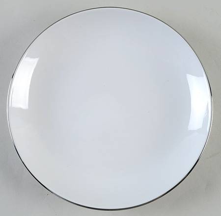 Platinum Rim Salad Plate