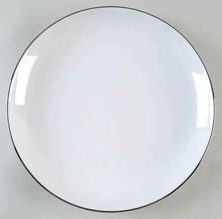 Platinum Rim Dinner Plate