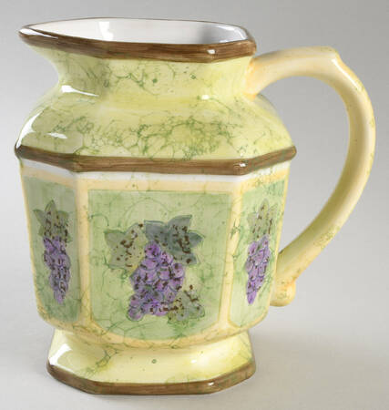 Vintage Grapes 48 Oz Pitcher