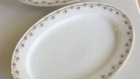 1287 15" Oval Serving Platter