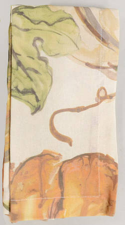 Watercolor Pumpkin Cloth Napkin - Set of 4