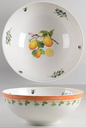 Alfresco Pomona 11" Large Salad Serving Bowl