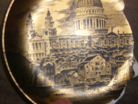 London Prints 4" Round Tray