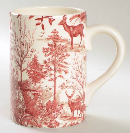 Alpine Toile Mug