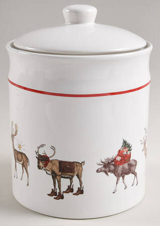 Silly Stag Cookie Jar & Lid
