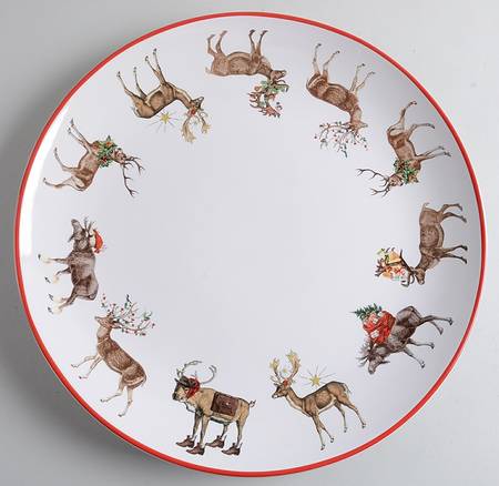 Silly Stag 14" Chop Plate (Round Platter)