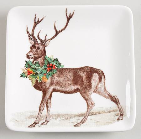 Silly Stag Square Appetizer Plate