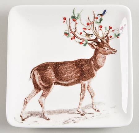Silly Stag Square Appetizer Plate