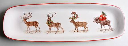 Silly Stag 19" Oval Serving Platter