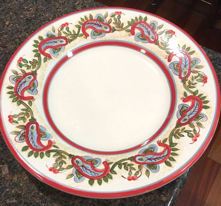 Sausalito Paisley Dinner Plate