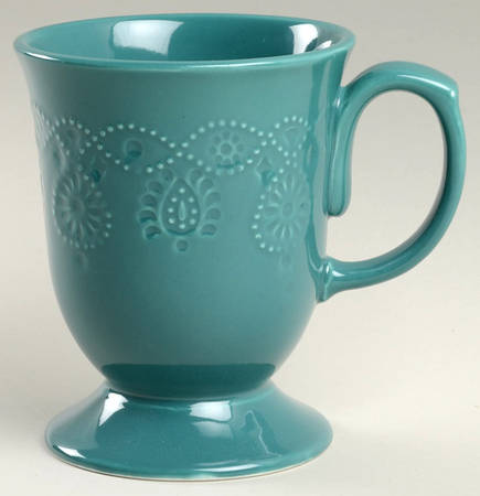Cowgirl Lace Teal Mug
