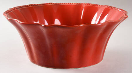 Paige Red 9" Round Serving Bowl