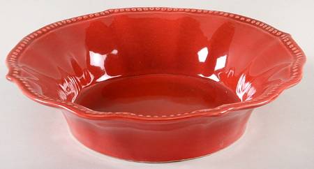Paige Red Soup/Cereal Bowl