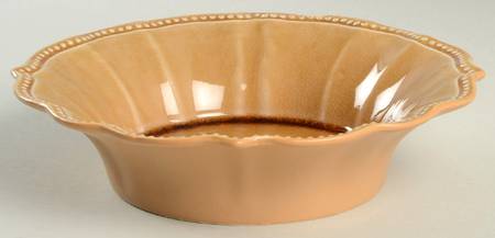 Paige Amber-Crackle Soup/Cereal Bowl