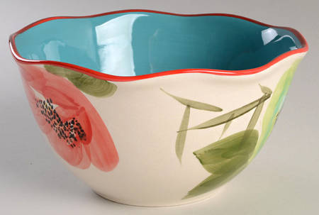 Vintage Bloom 9" Mixing Bowl