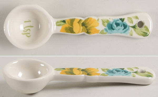 Flea Market 1 Teaspoon Ceramic Measuring Spoon