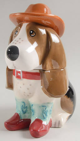 Charlie Figural Cookie Jar & Lid