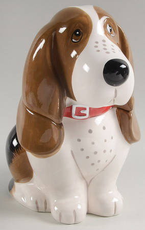 Charlie Figural Cookie Jar & Lid