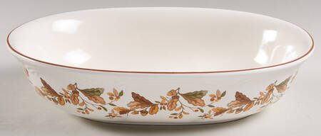 Autumn Berry 11" Oval Vegetable Bowl