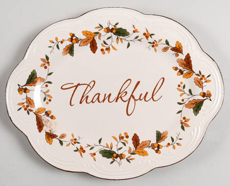 Autumn Berry 10" Oval Serving Platter