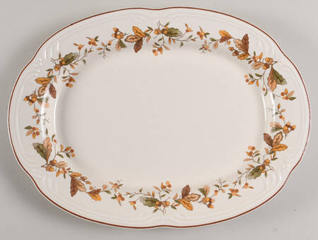 Autumn Berry 14" Oval Serving Platter
