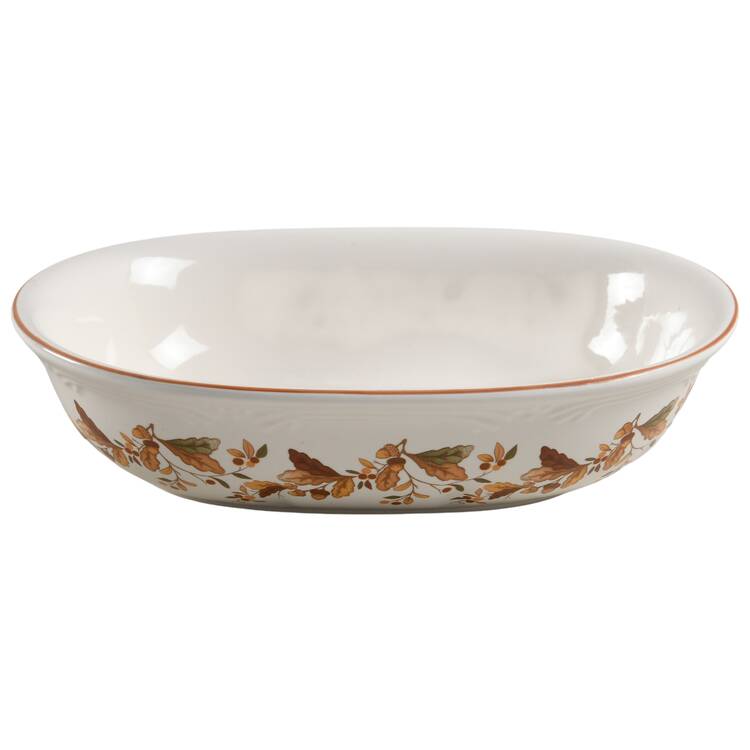Autumn Berry 10" Oval Vegetable Bowl