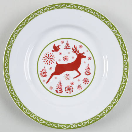 Dancing Snowflakes Salad Plate