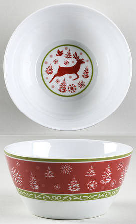 Dancing Snowflakes Soup/Cereal Bowl