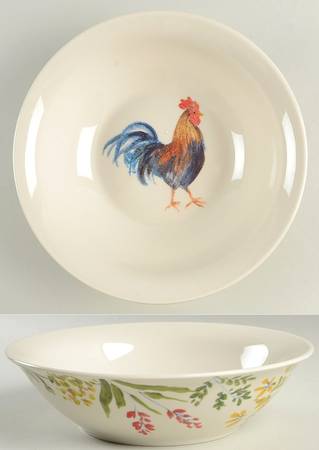 Garden Rooster 10" Round Serving Bowl by Paula Deen