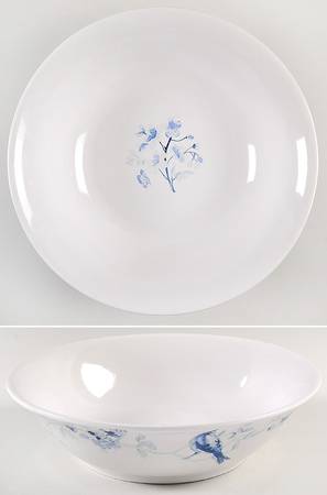 Indigo Blossom 10" Round Serving Bowl