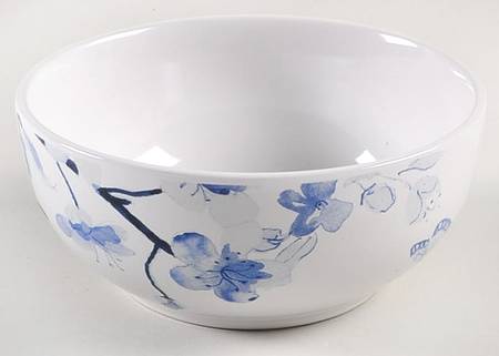Indigo Blossom Soup/Cereal Bowl