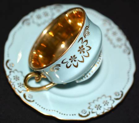 PIR234 Footed Cup & Saucer Set