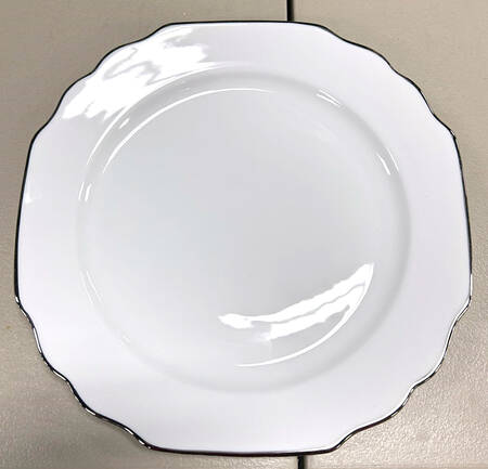 Georgian Platinum Salad Plate