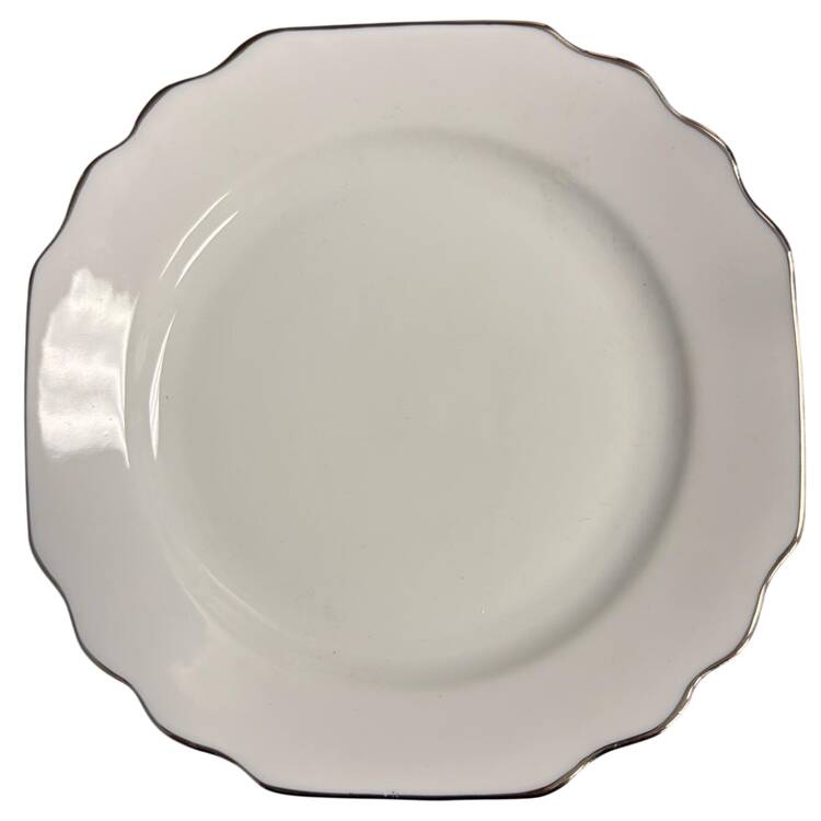 Georgian Platinum Bread & Butter Plate