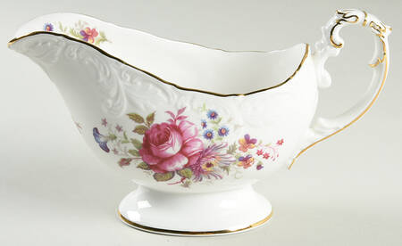 Rosealee (Gold Trim) Gravy Boat