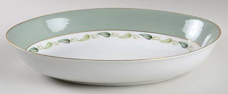 Tuxedo 10" Oval Vegetable Bowl