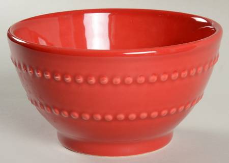 PMZ35 Red Soup/Cereal Bowl